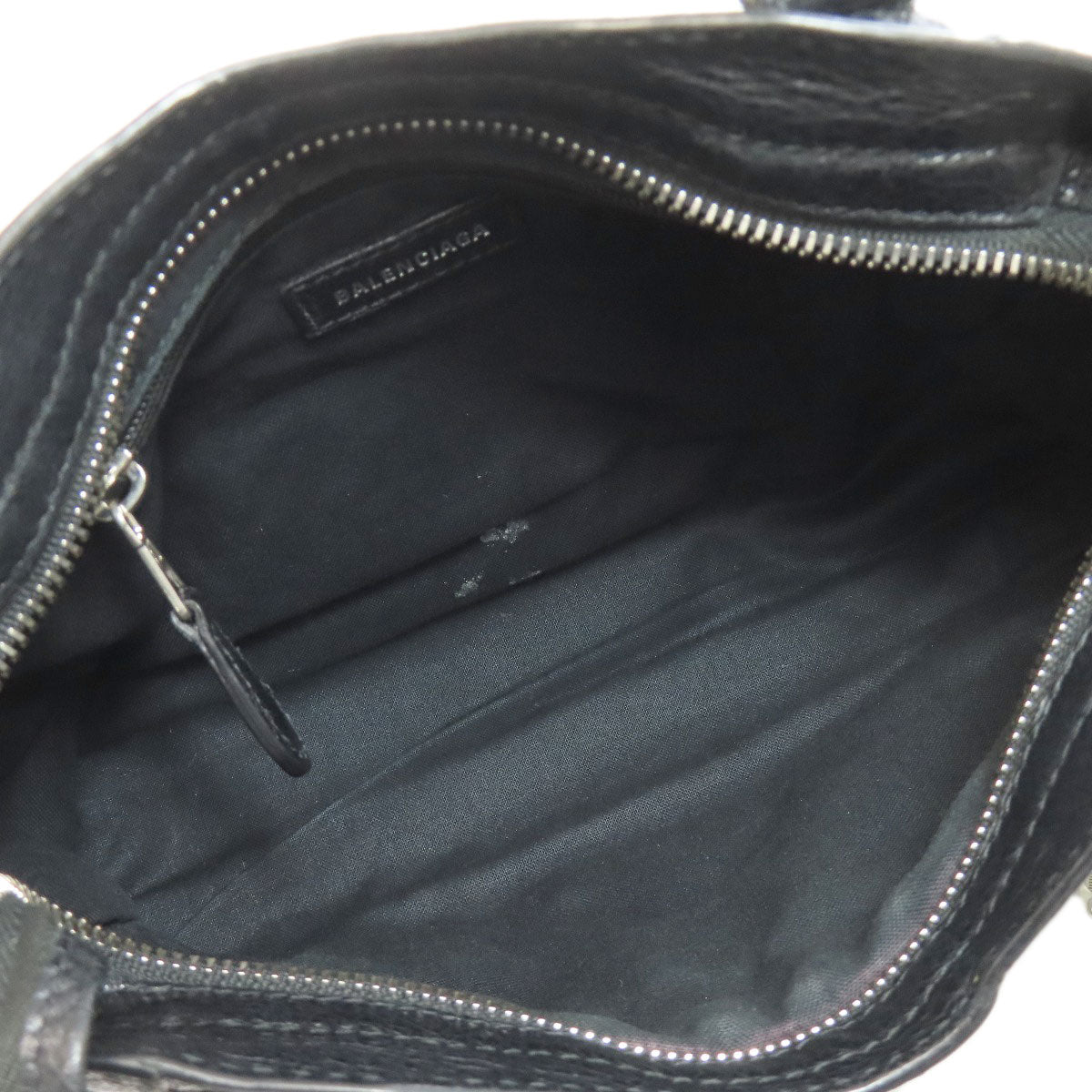 Balenciaga Handbag 519938 Calfskin Black Mini City 2Way