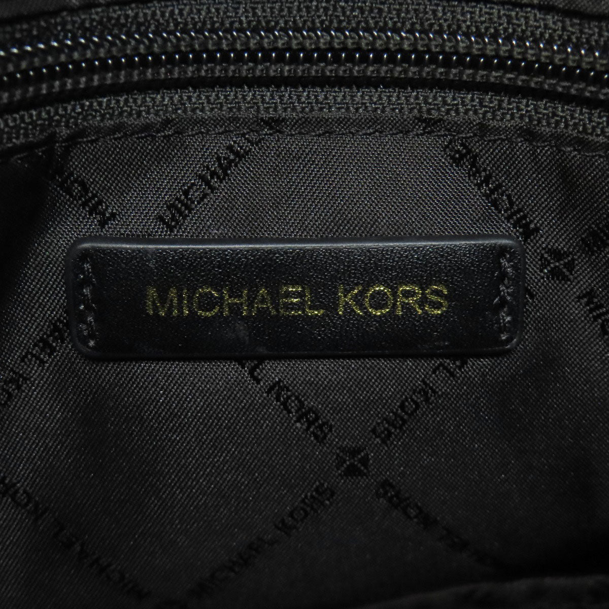 Michael Kors Handbag Leather Black Hamilton 2Way
