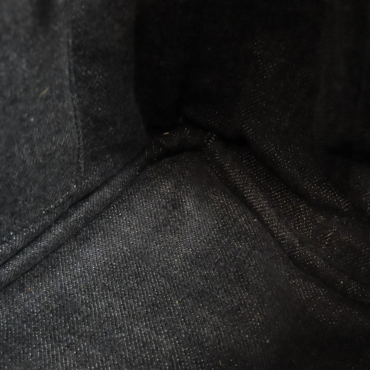 Prada Tote Bag Denim Black Canapa Mini 2 Way