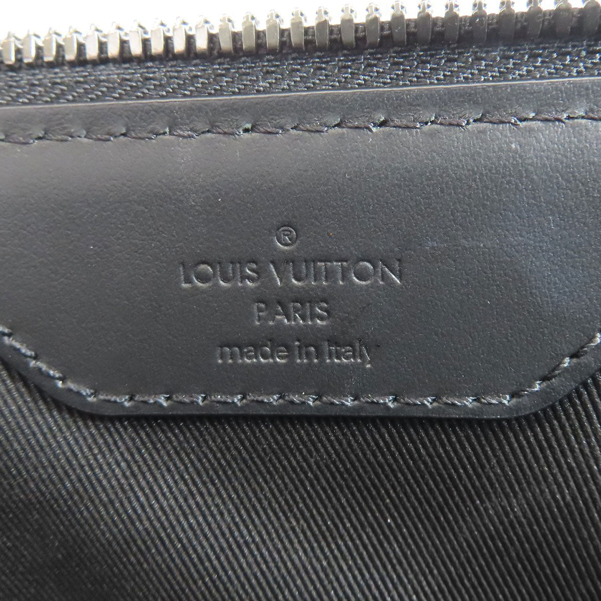 Louis Vuitton Shoulder Bag M46456 Monogram Eclipse Gray Sac Plat Cloth