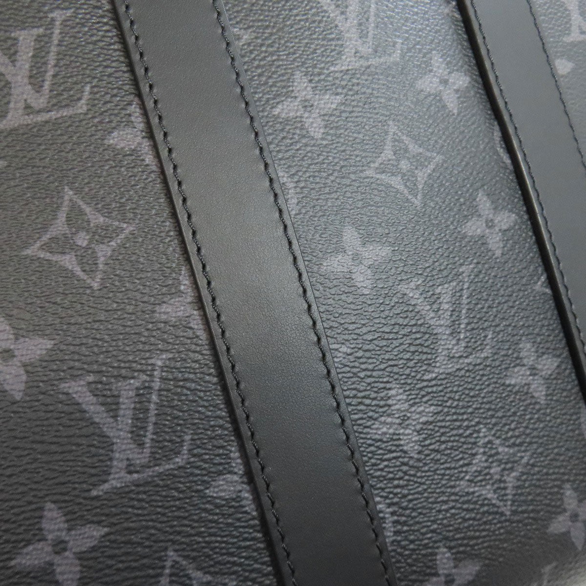 Louis Vuitton Shoulder Bag M46456 Monogram Eclipse Gray Sac Plat Cloth