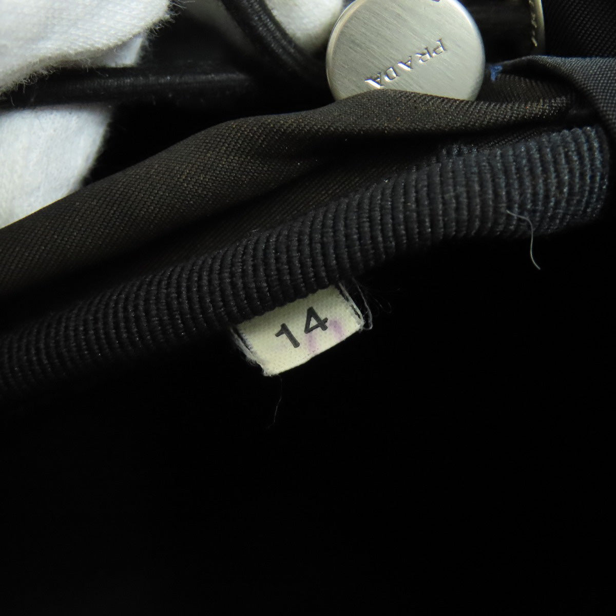 Prada Backpack Nylon Black Logometal
