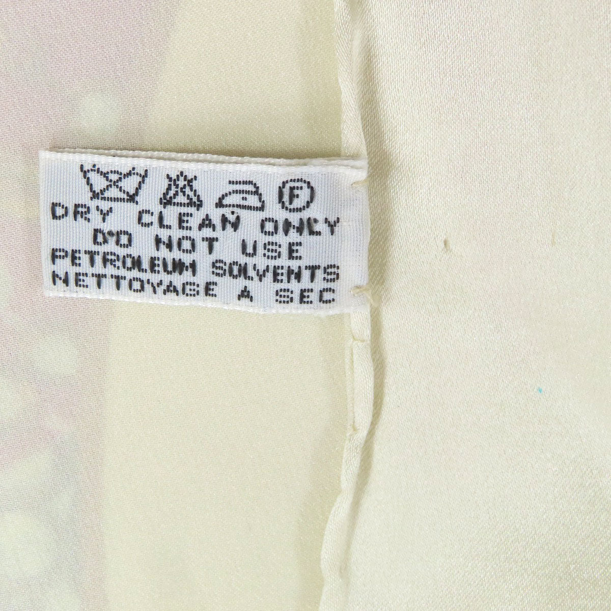 Chanel Scarf Silk Beige Jewelry Motif