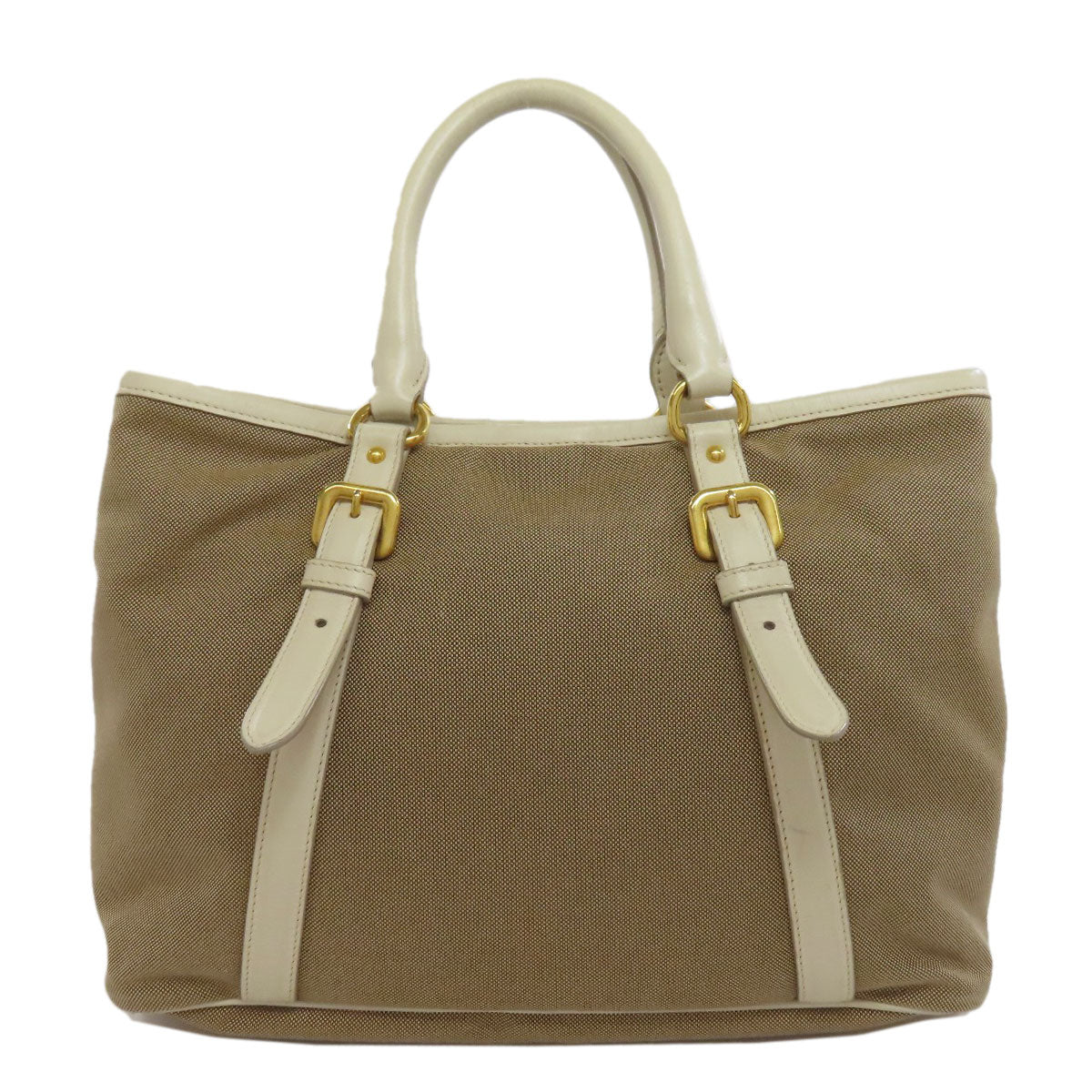 Prada Tote Bag Bn2832 Canvas Brown 2Way