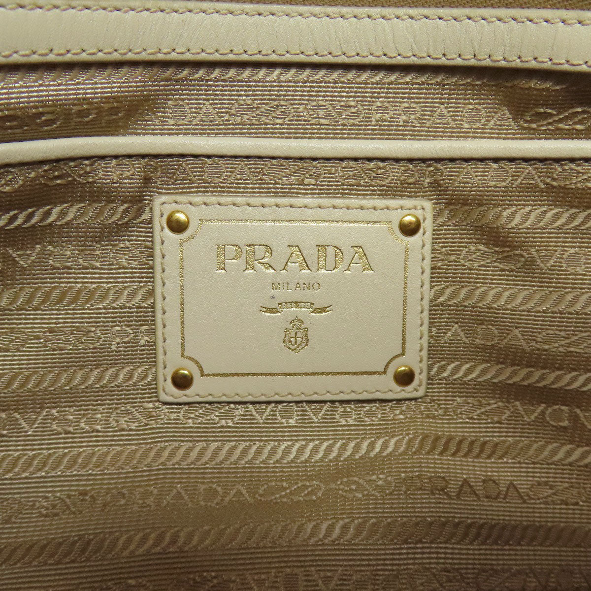 Prada Tote Bag Bn2832 Canvas Brown 2Way