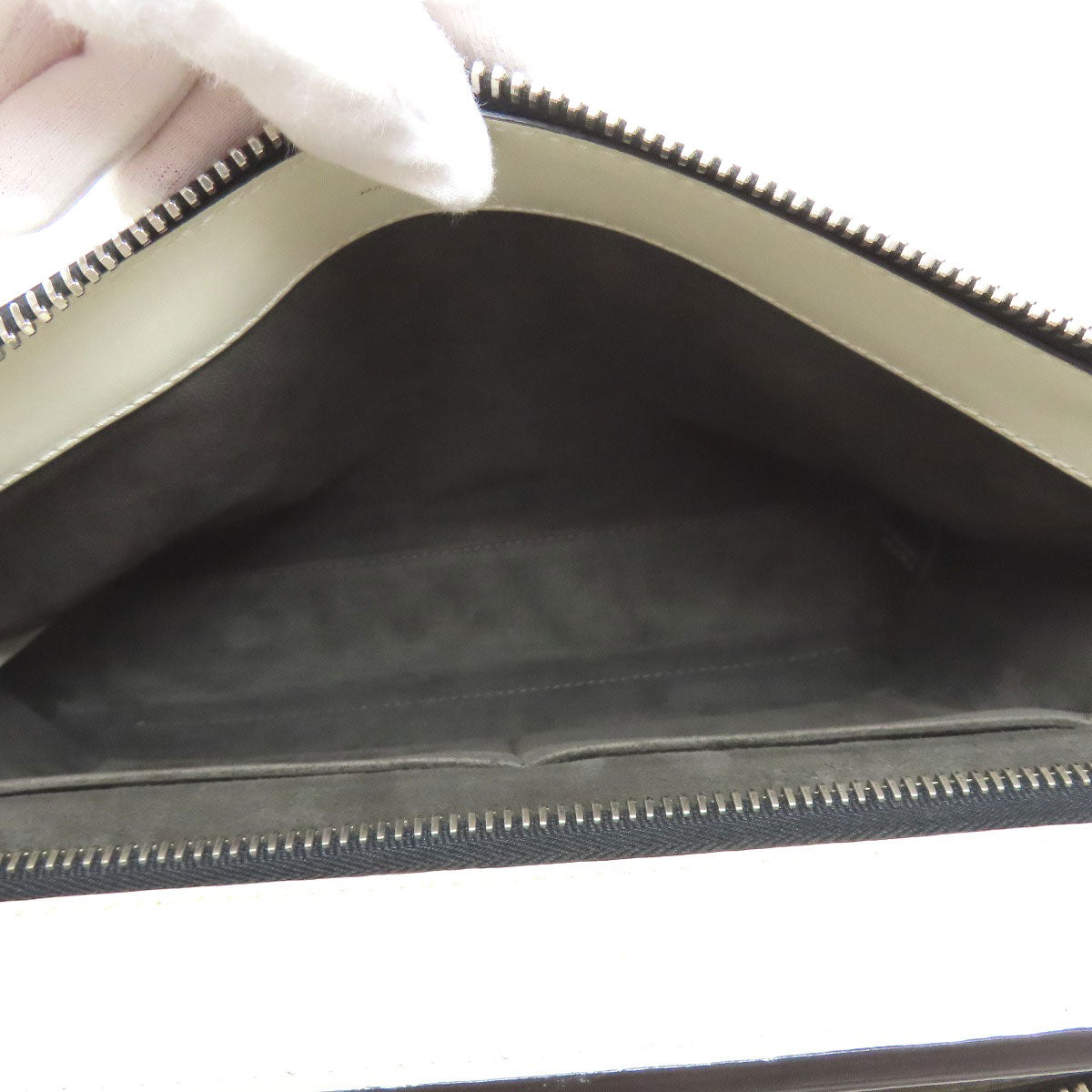 Fendi Handbag Calfskin White Dotcom 2Way