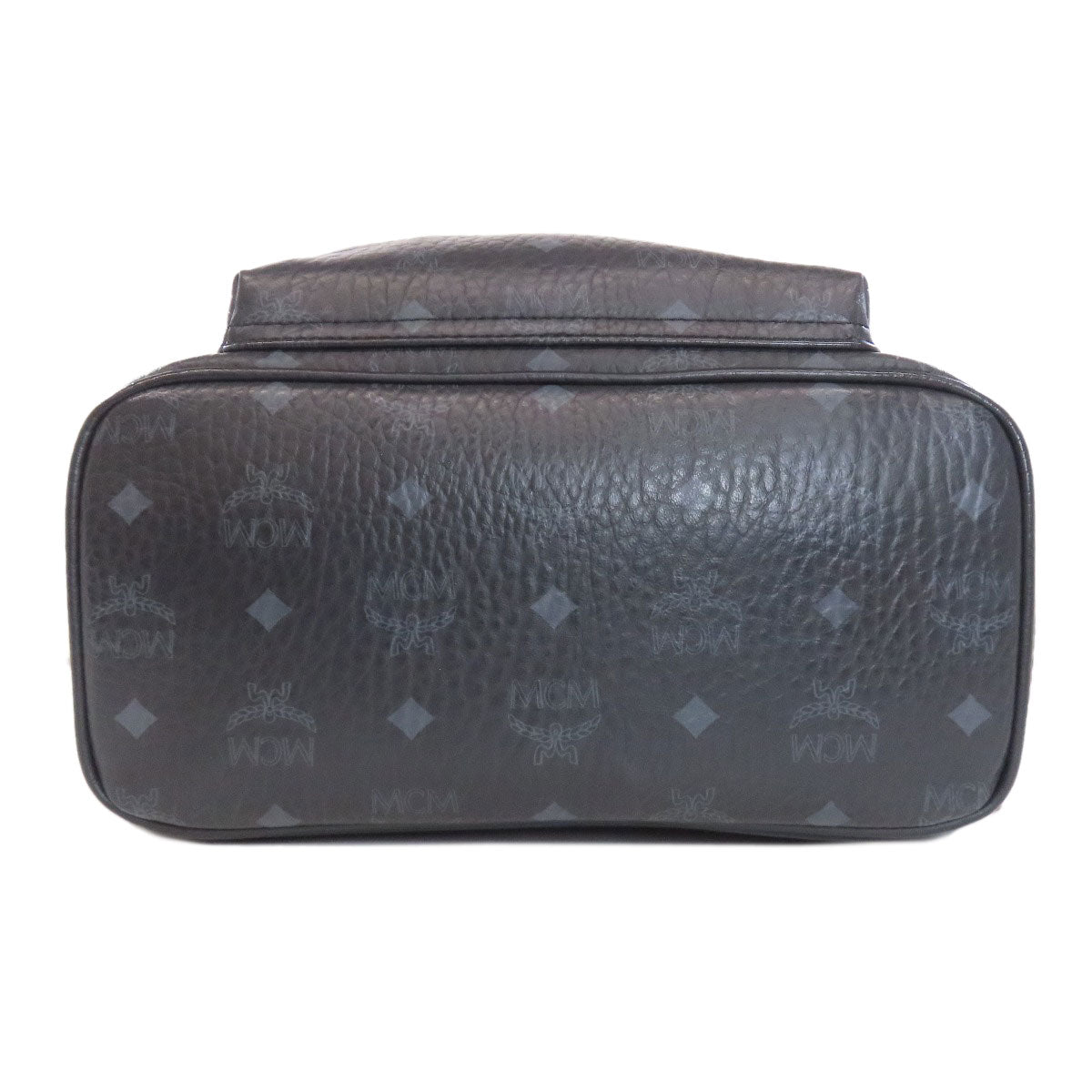 Mcm Backpack Pvc Black Logo
