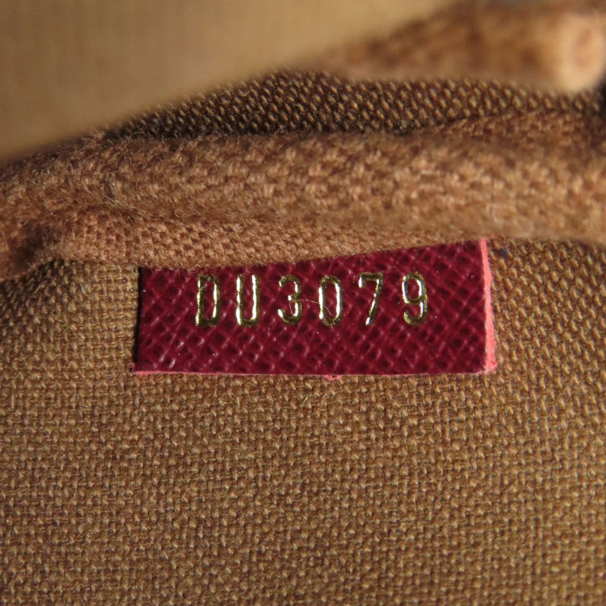 Louis Vuitton Accessory Pouch M63798 Monogram Canvas Brown Mini Pochette Accessoires Label