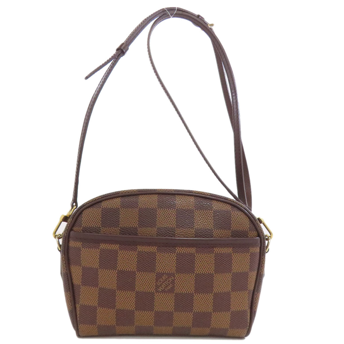 Louis Vuitton Shoulder Bag N51296 Damier Canvas Brown Pochette Ipanema