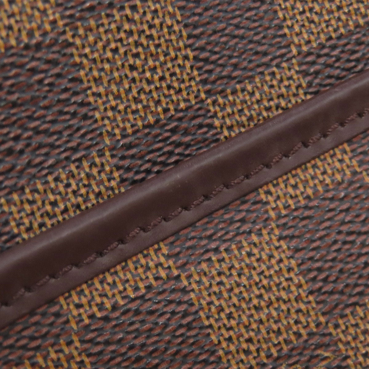 Louis Vuitton Shoulder Bag N51296 Damier Canvas Brown Pochette Ipanema