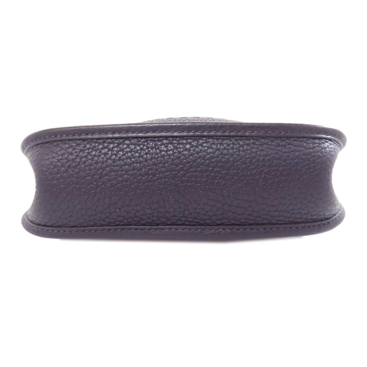 Hermes Shoulder Bag Taurillon Clemence Navy Evelyn Tpm Gold Metal