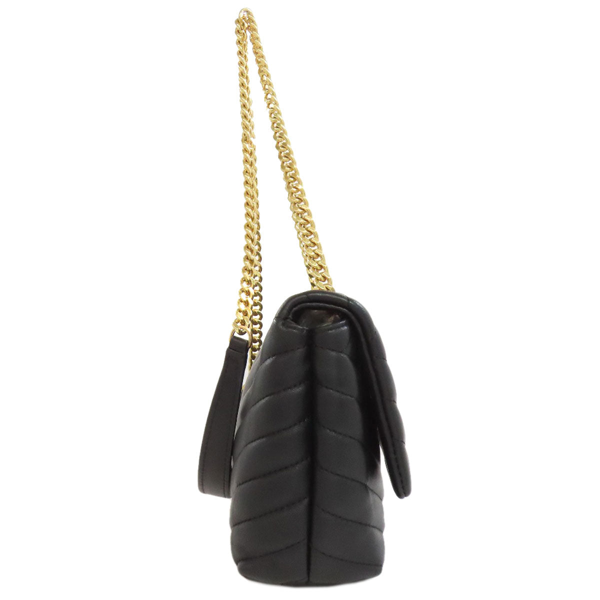 Tory Burch Shoulder Bag Calfskin Black Chainshoulder