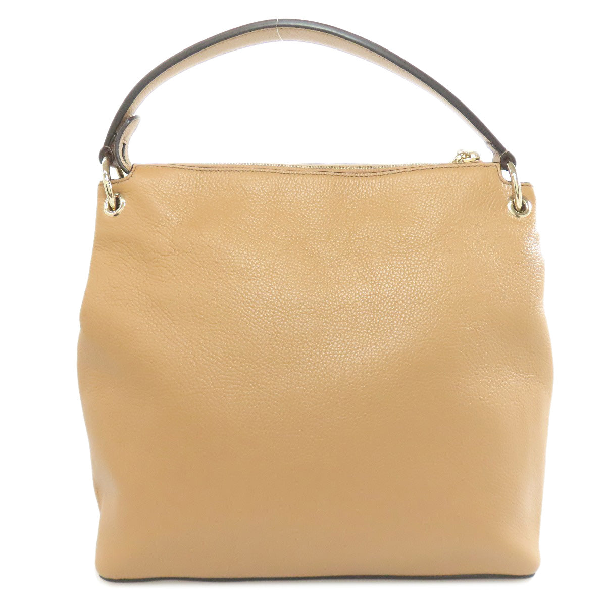 Gucci Tote Bag 536194 Leather Beige Outlet One Belt Interlocking G