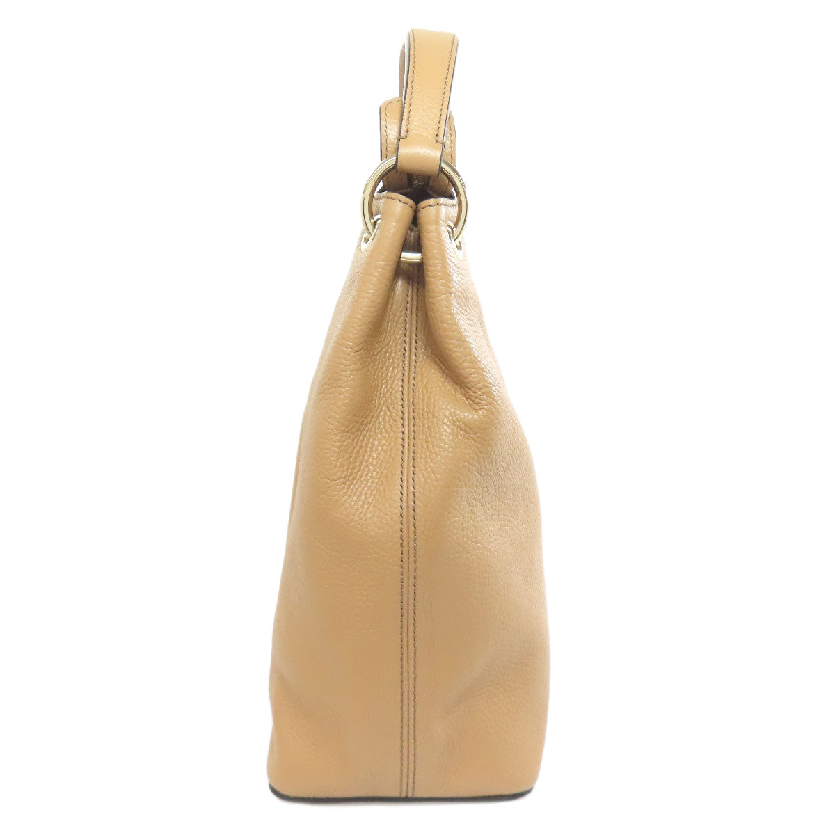 Gucci Tote Bag 536194 Leather Beige Outlet One Belt Interlocking G