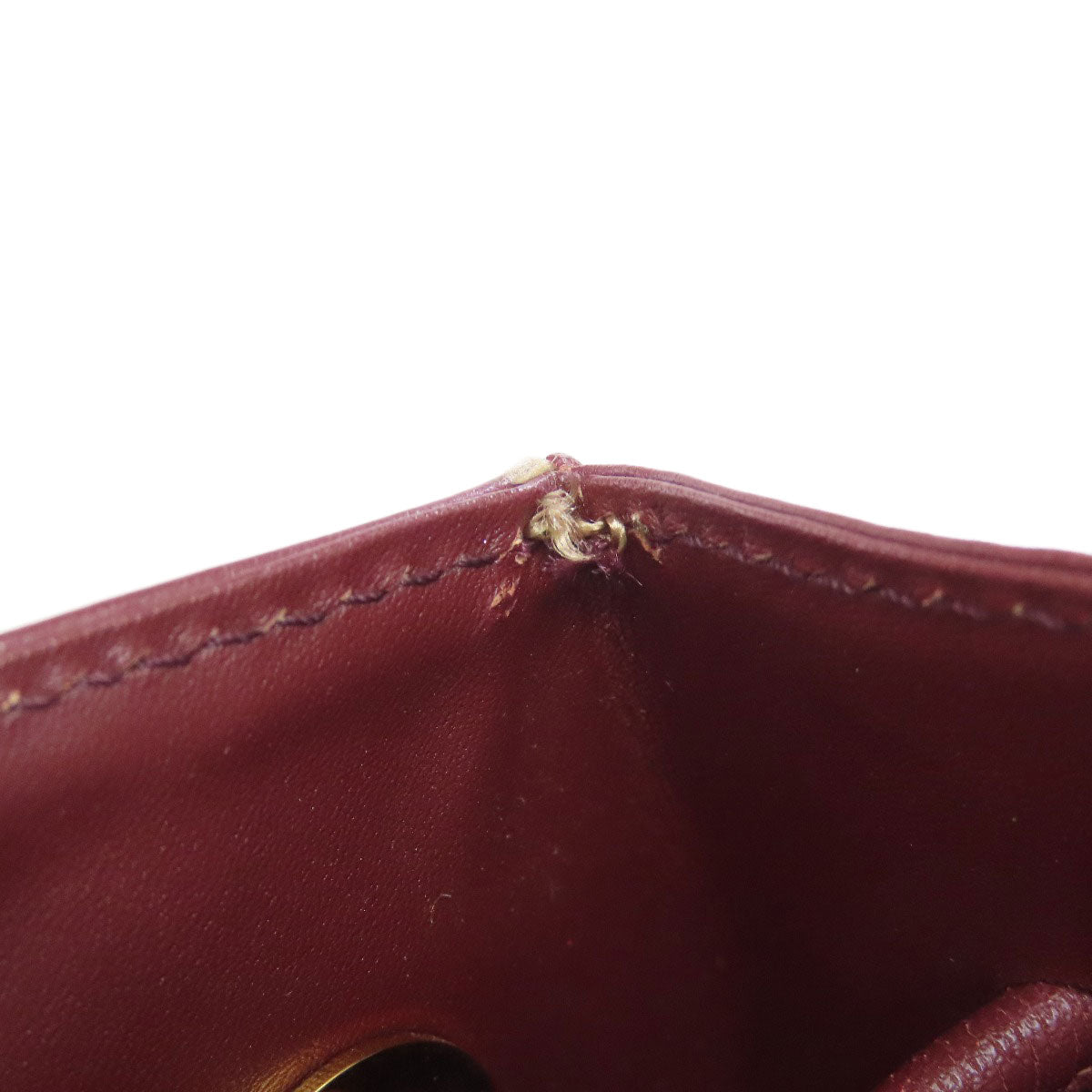 Cartier Shoulder Bag Calfskin Red Must Line