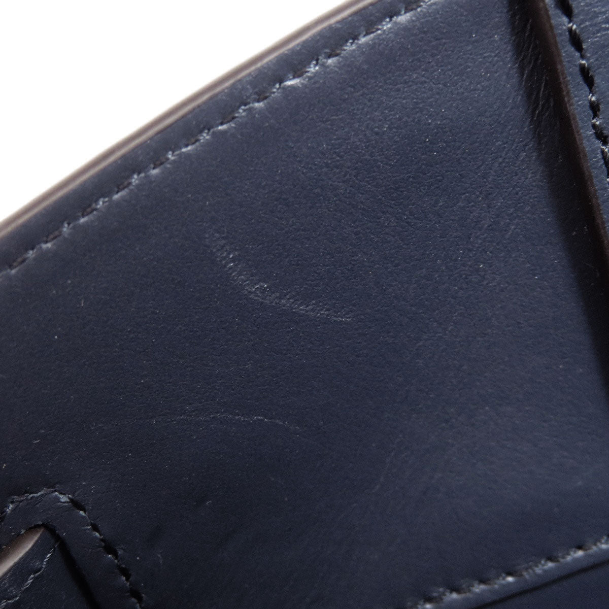 Mulberry Handbag Leather Navy 2Way
