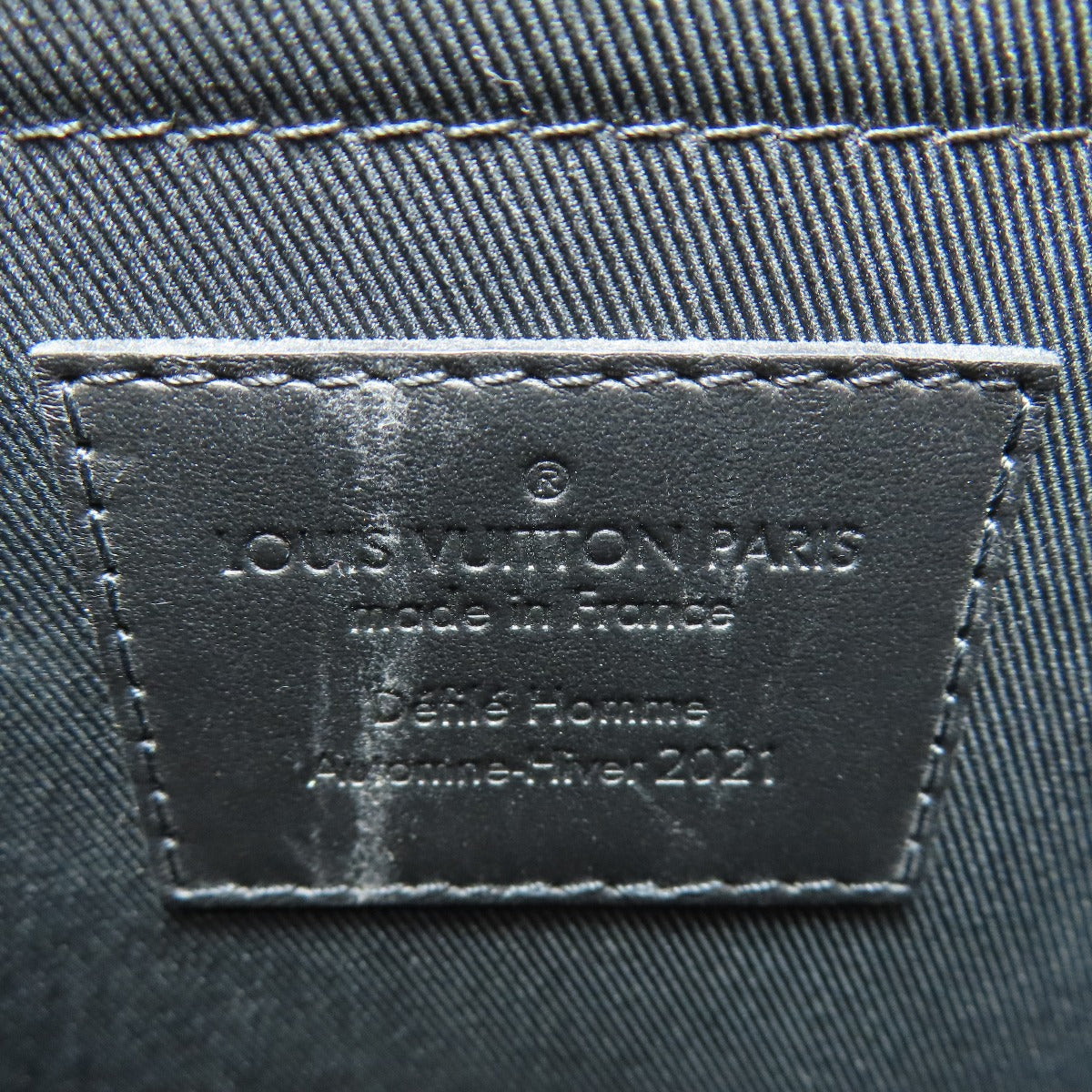 Louis Vuitton Handbag M58711 Calfskin Black Ambassador Pm