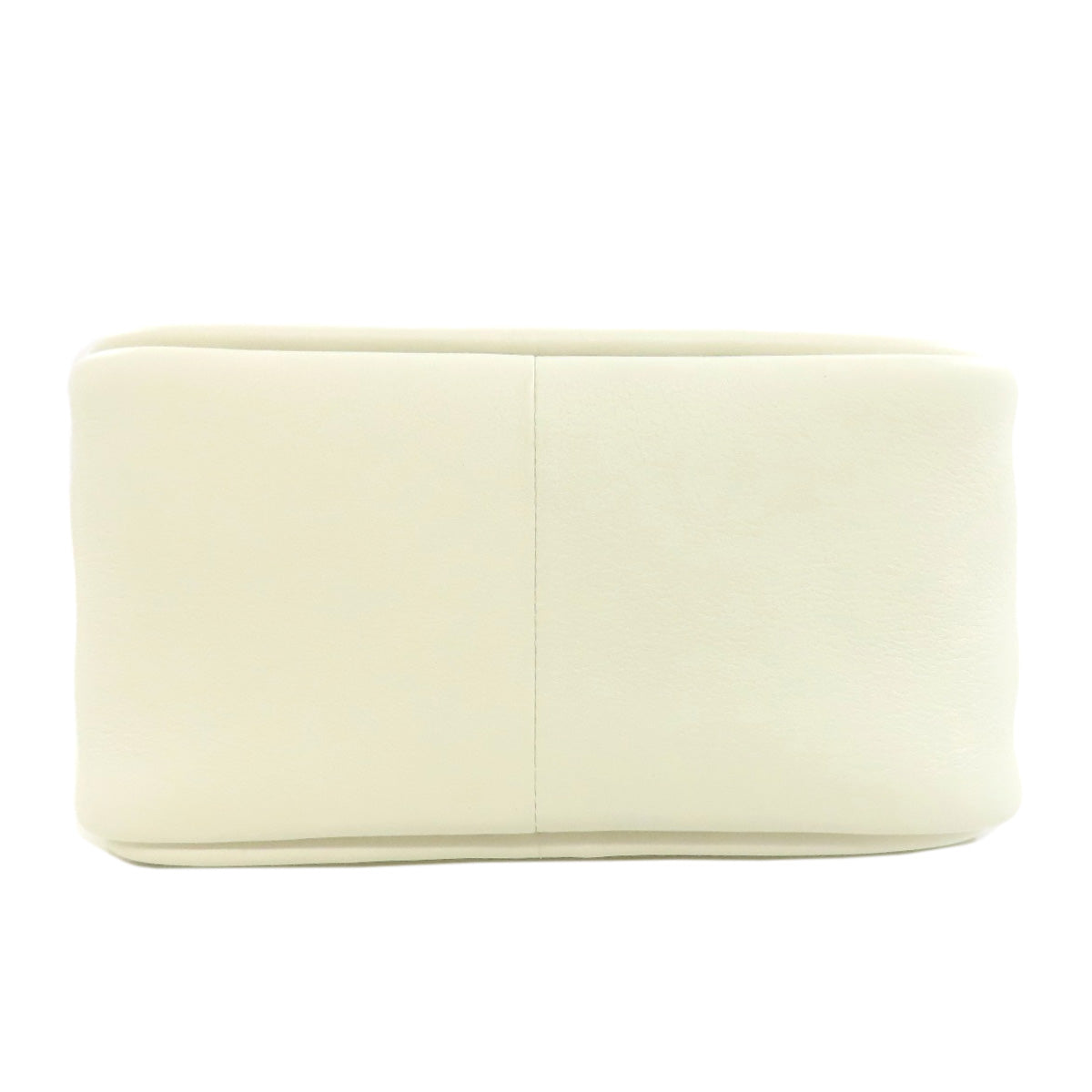 Prada Tote Bag Calfskin White Logometal