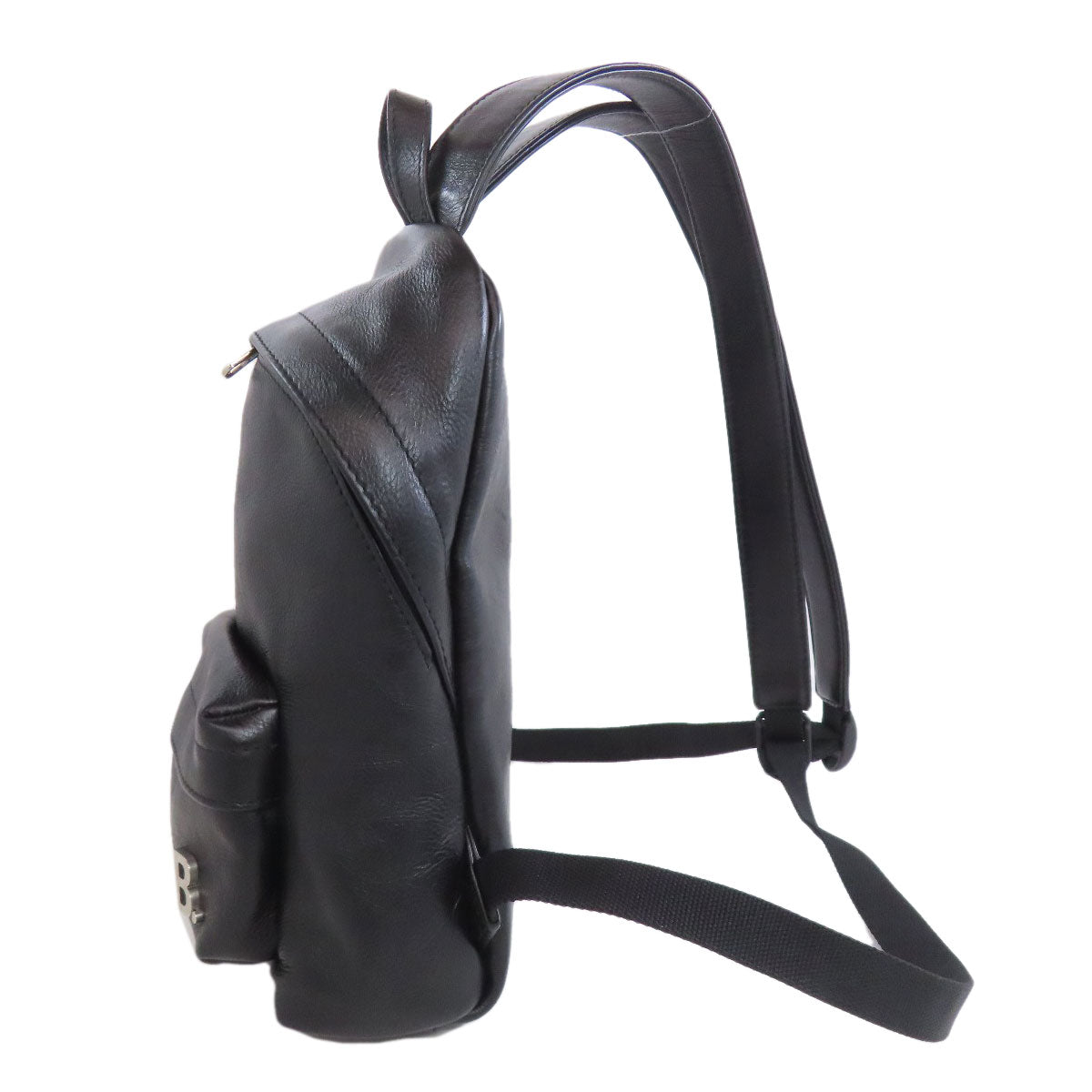 Balenciaga Backpack 580026 Calfskin Black Logo