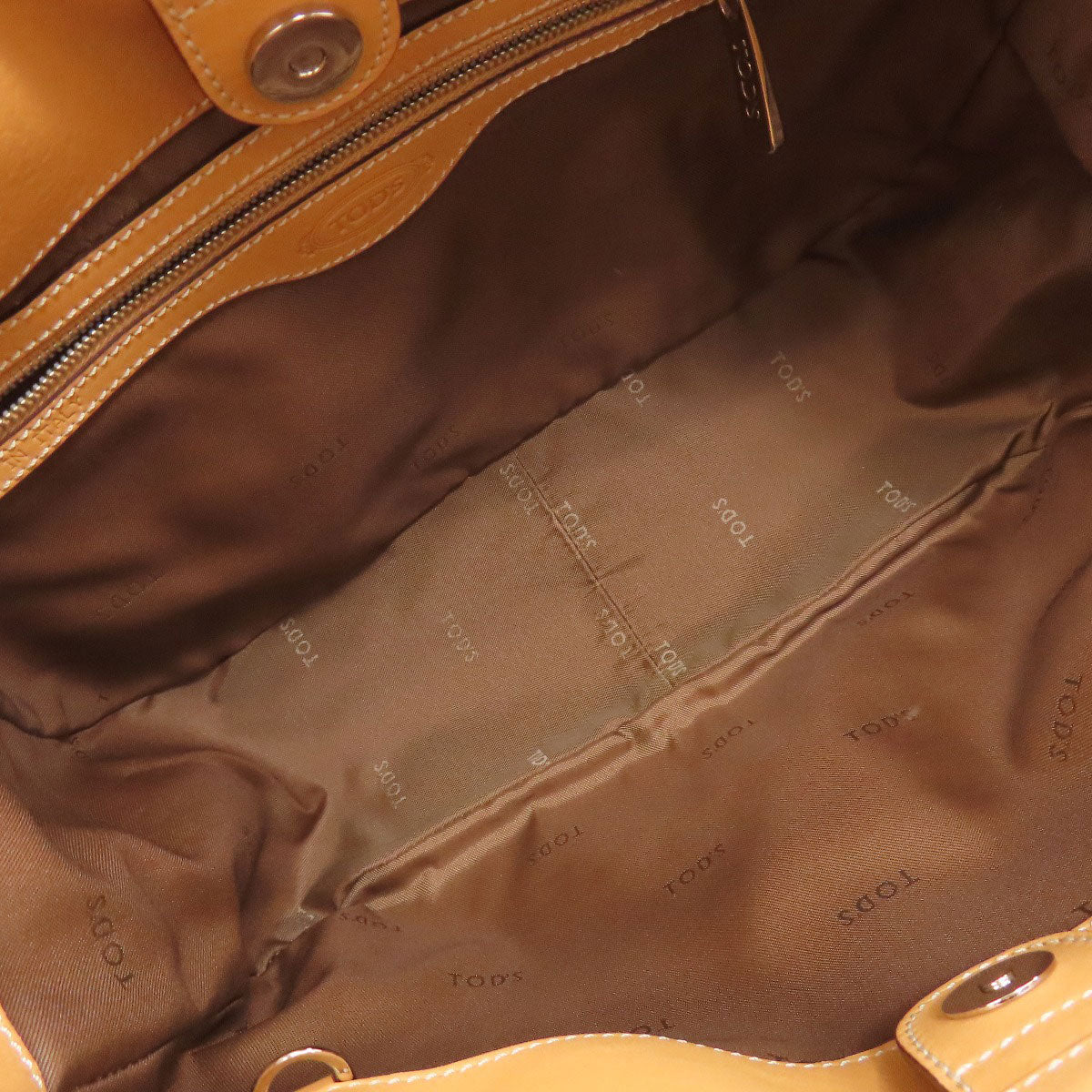 Tods Handbag Leather Brown 2Way