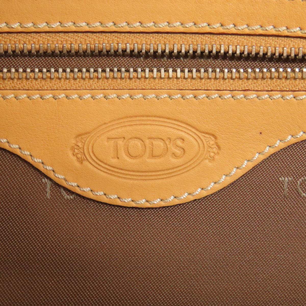 Tods Handbag Leather Brown 2Way