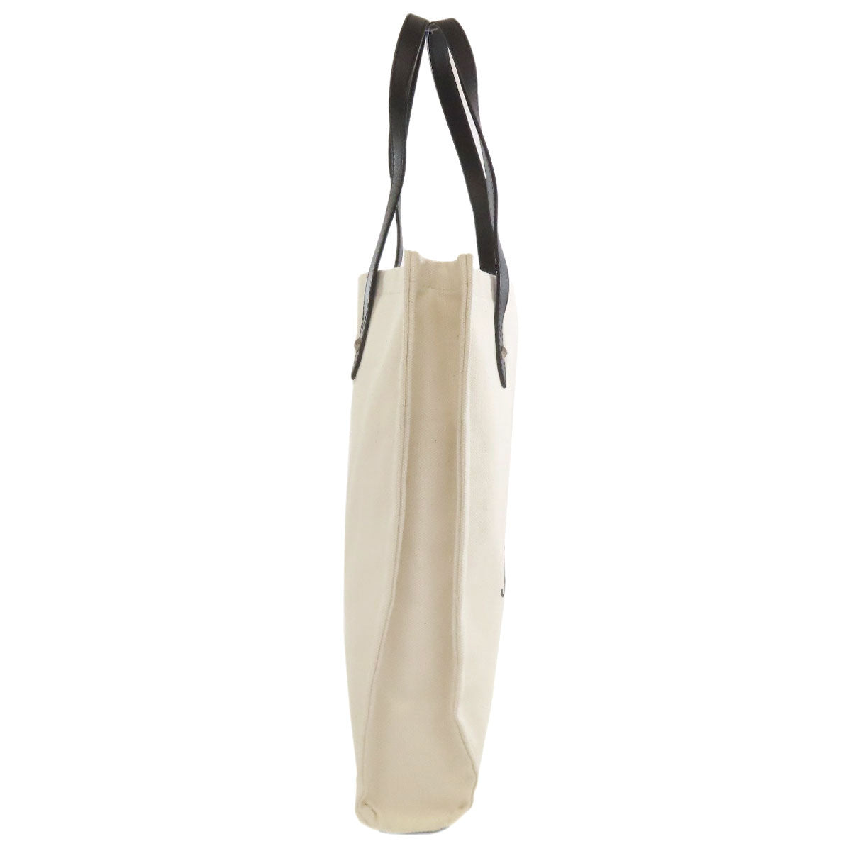 Jimmy Choo Tote Bag Canvas White Logo