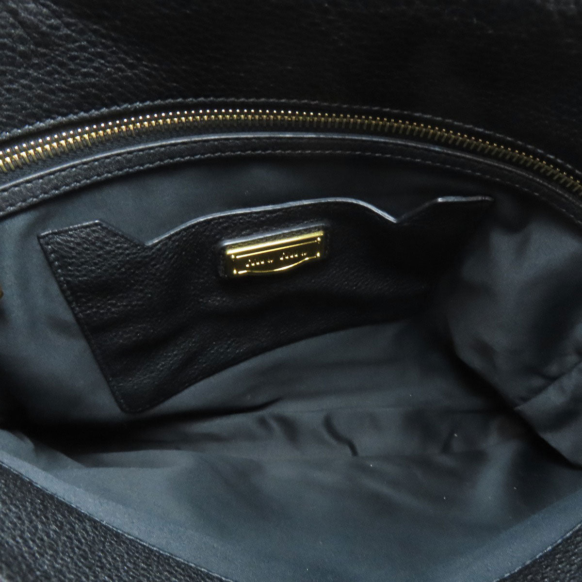 Miumiu Tote Bag Leather Black 2Way