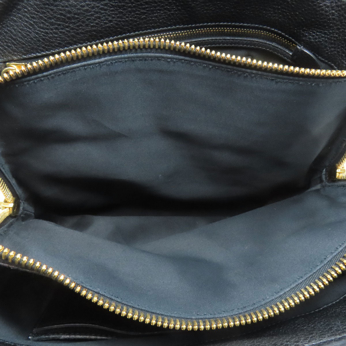 Miumiu Tote Bag Leather Black 2Way