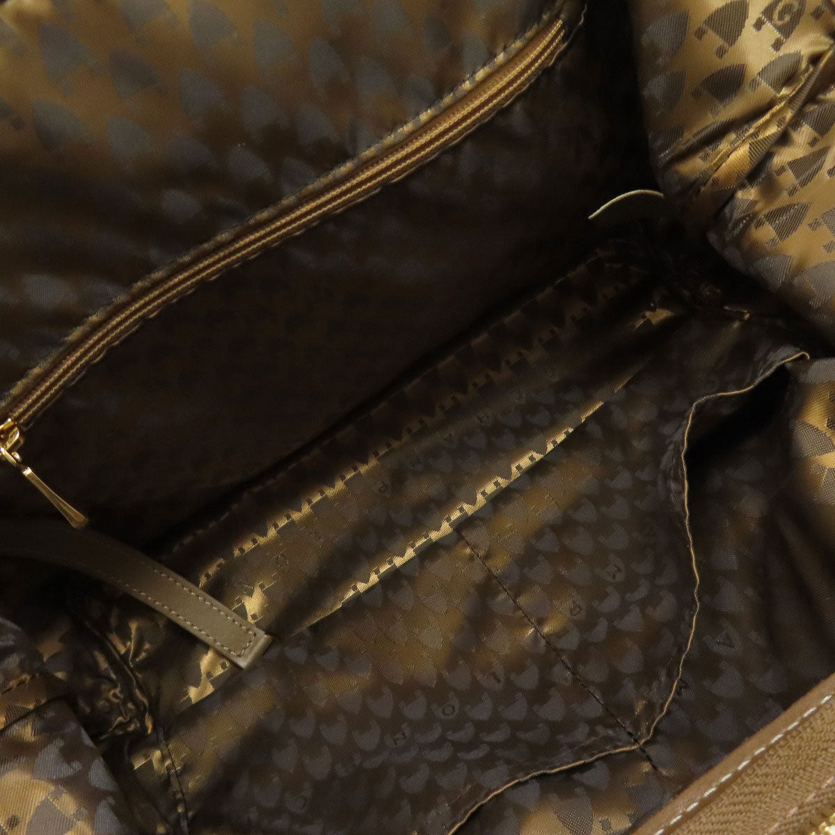 Longchamp Tote Bag Leather Brown Logo
