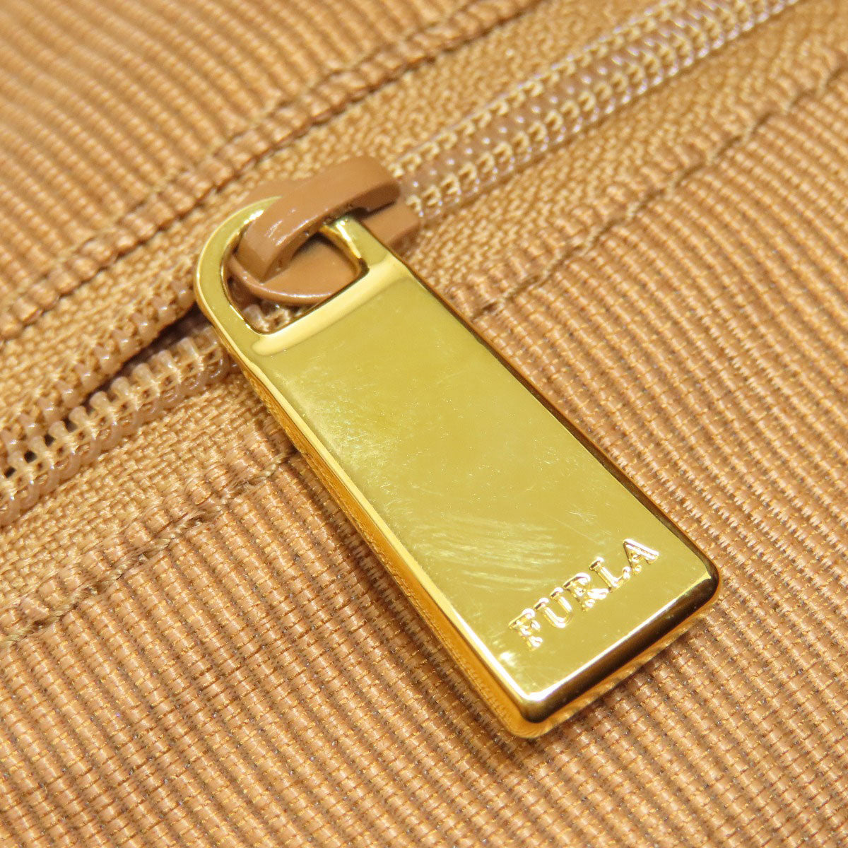 Furla Handbag Pvc Brown Fantastica 2Way
