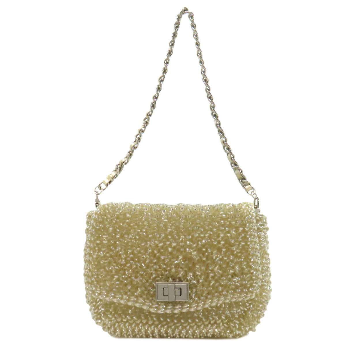 Anteprima Handbag Pvc White Wire Bag