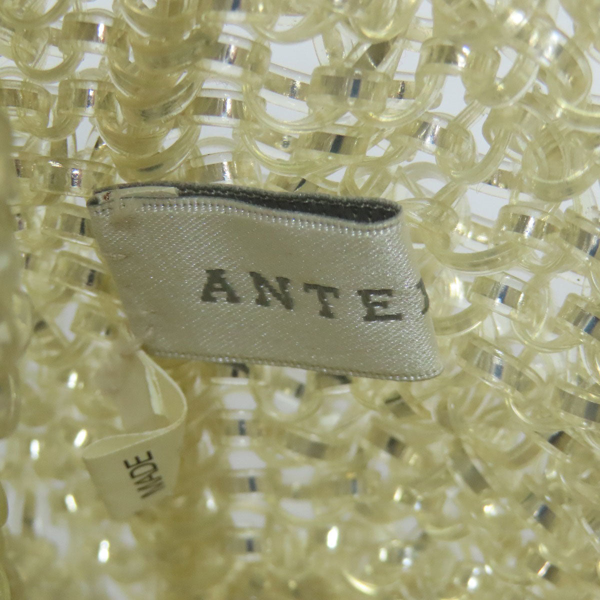 Anteprima Handbag Pvc White Wire Bag