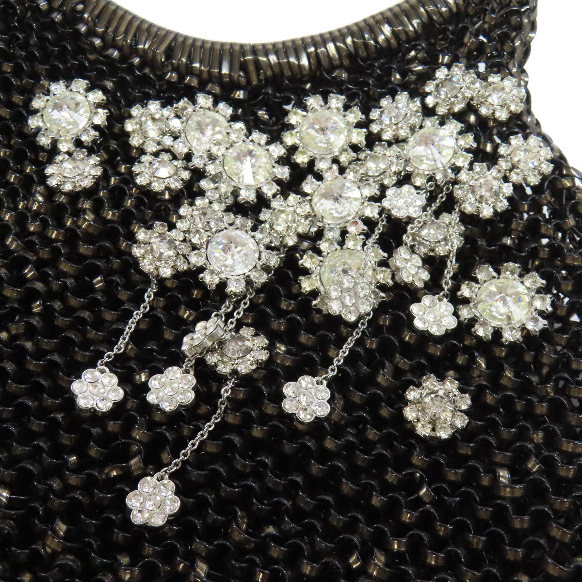 Anteprima Handbag Pvc Black Wire Bag Flower