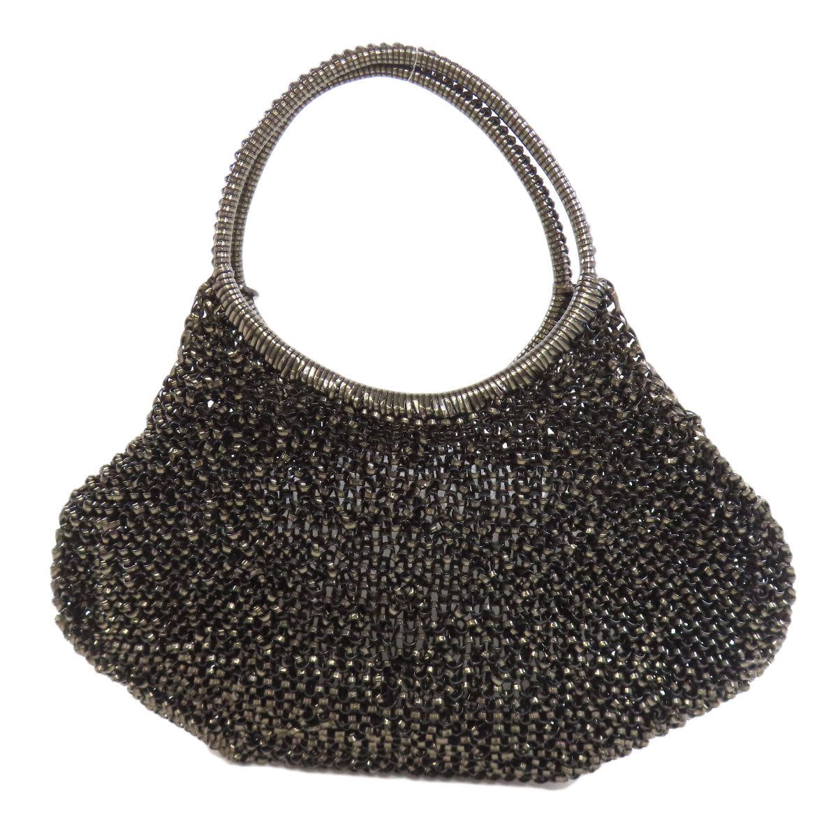 Anteprima Handbag Pvc Black Wire Bag Flower