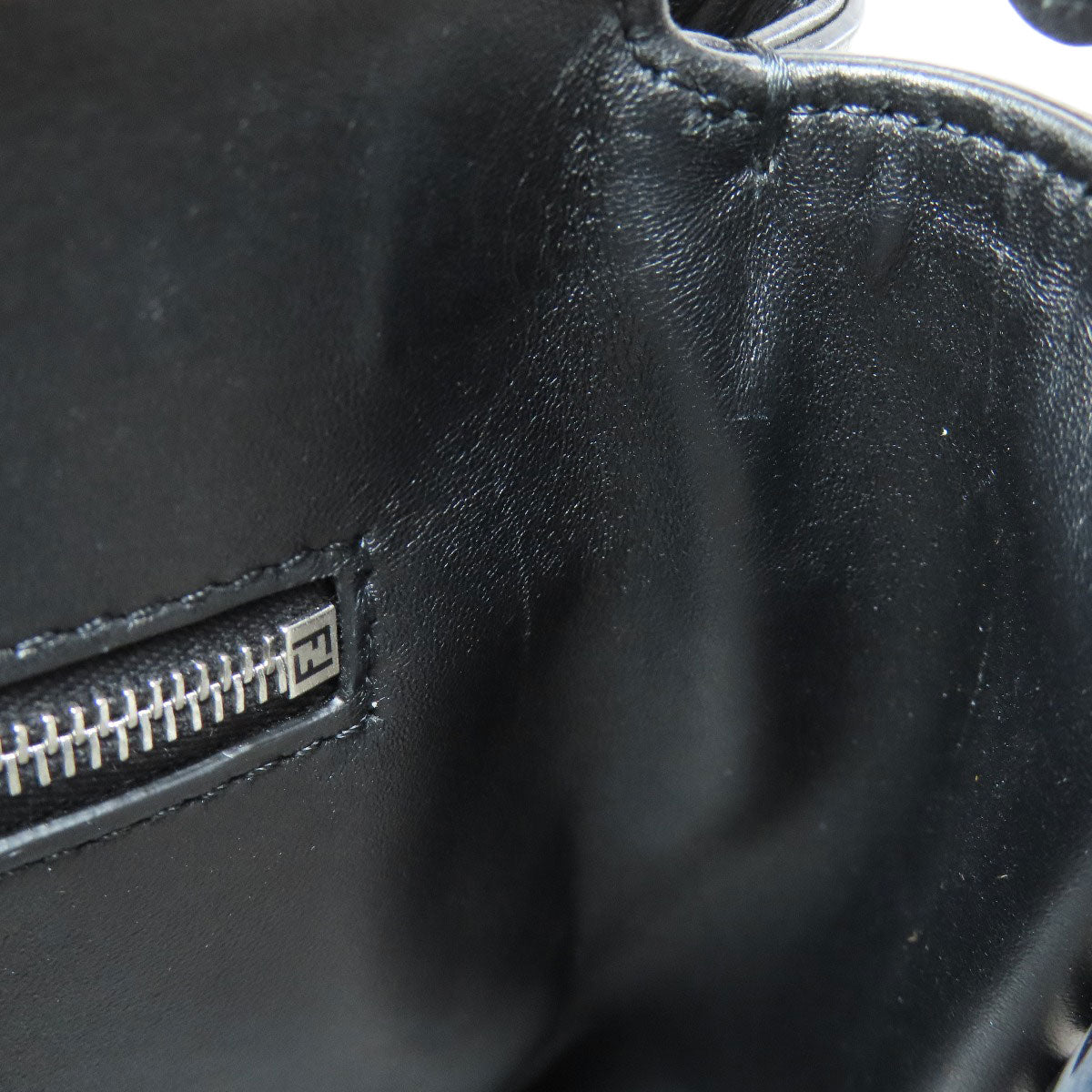 Fendi Handbag Plastics Black Peekaboo Mini 2Way