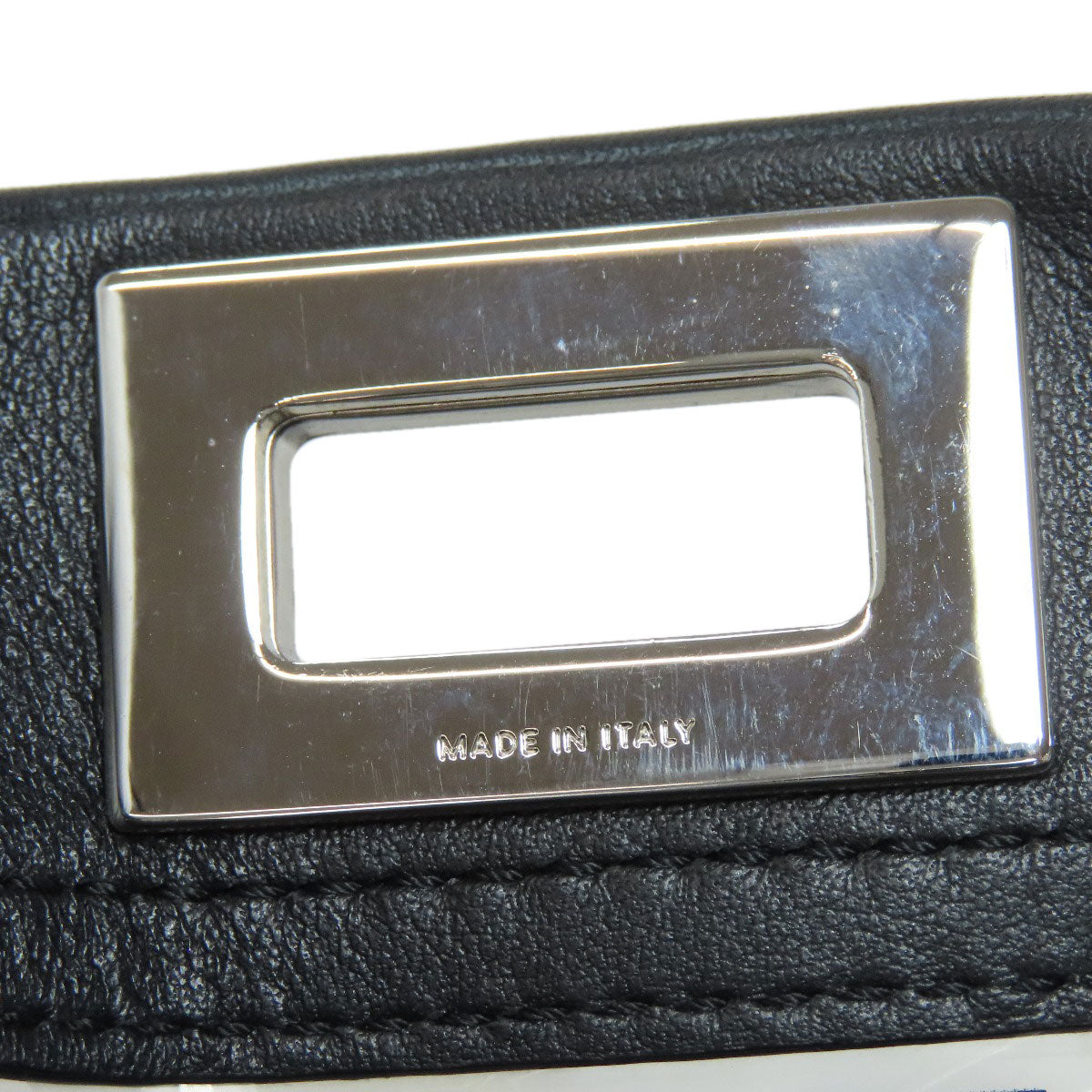 Fendi Handbag Plastics Black Peekaboo Mini 2Way
