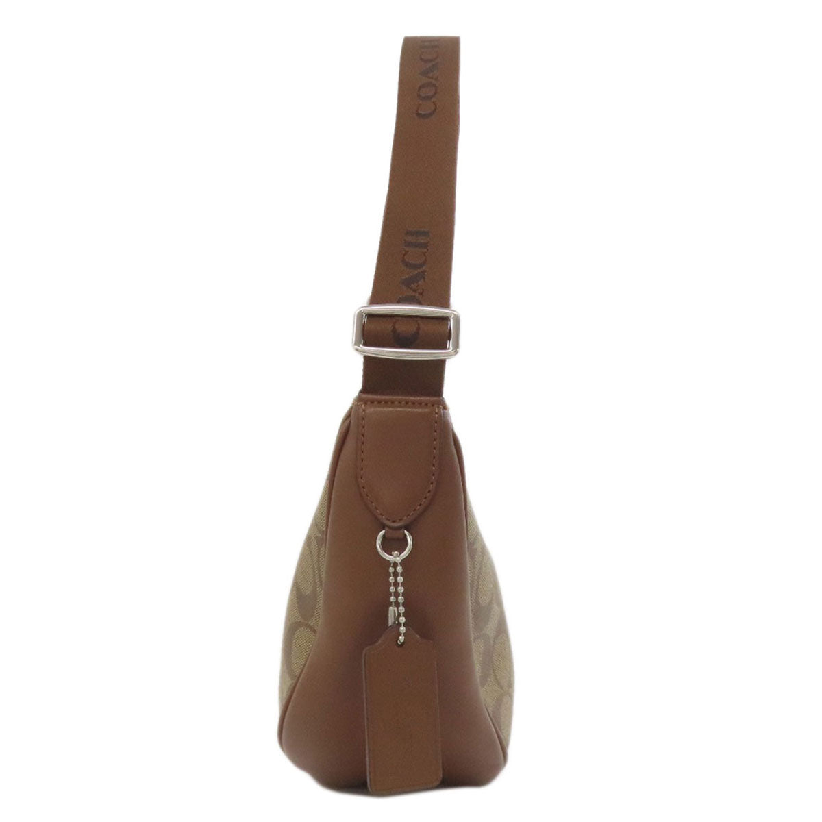 Coach Shoulder Bag Ct643 Pvc Brown Pace