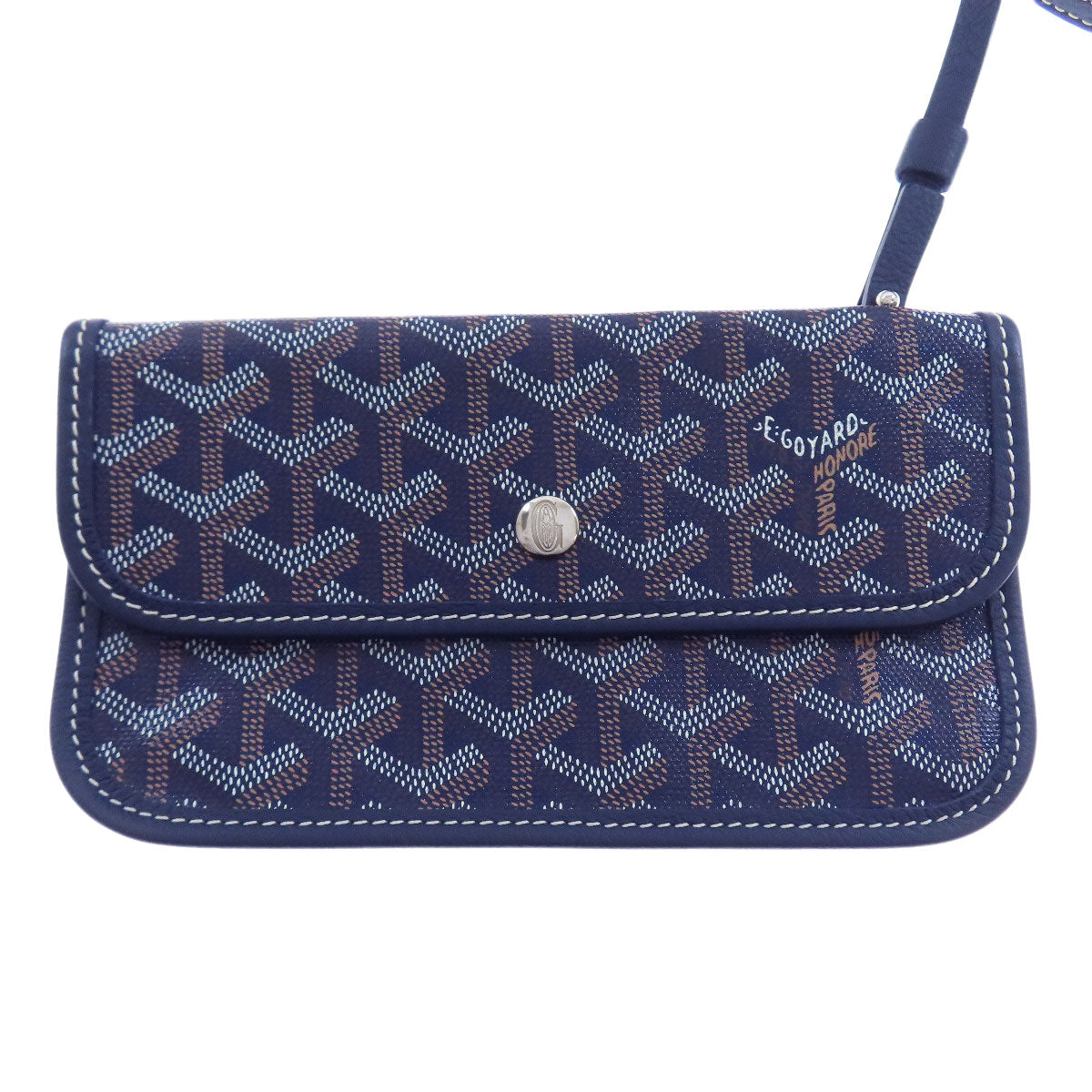 Goyard Tote Bag Coated Canvas Navy Saint Louis Pm