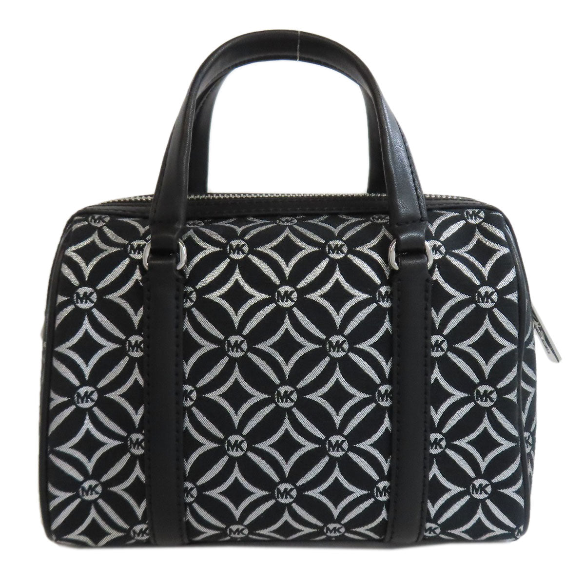 Michael Kors Handbag Canvas Black Travel Jacquard 2Way