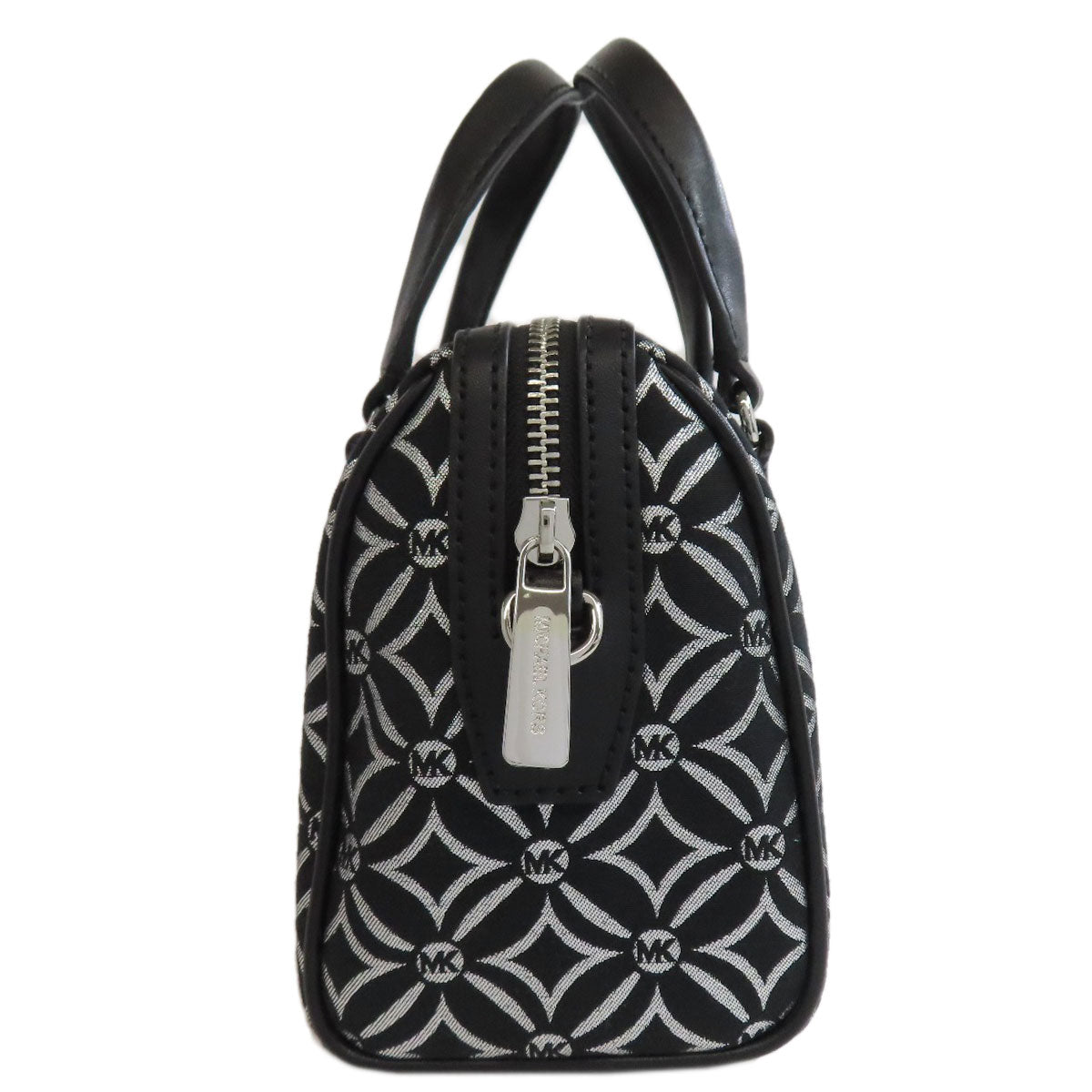 Michael Kors Handbag Canvas Black Travel Jacquard 2Way