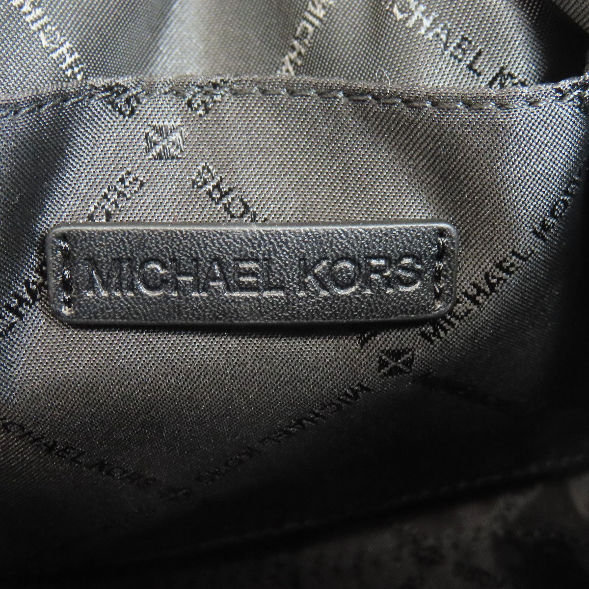 Michael Kors Handbag Canvas Black Travel Jacquard 2Way
