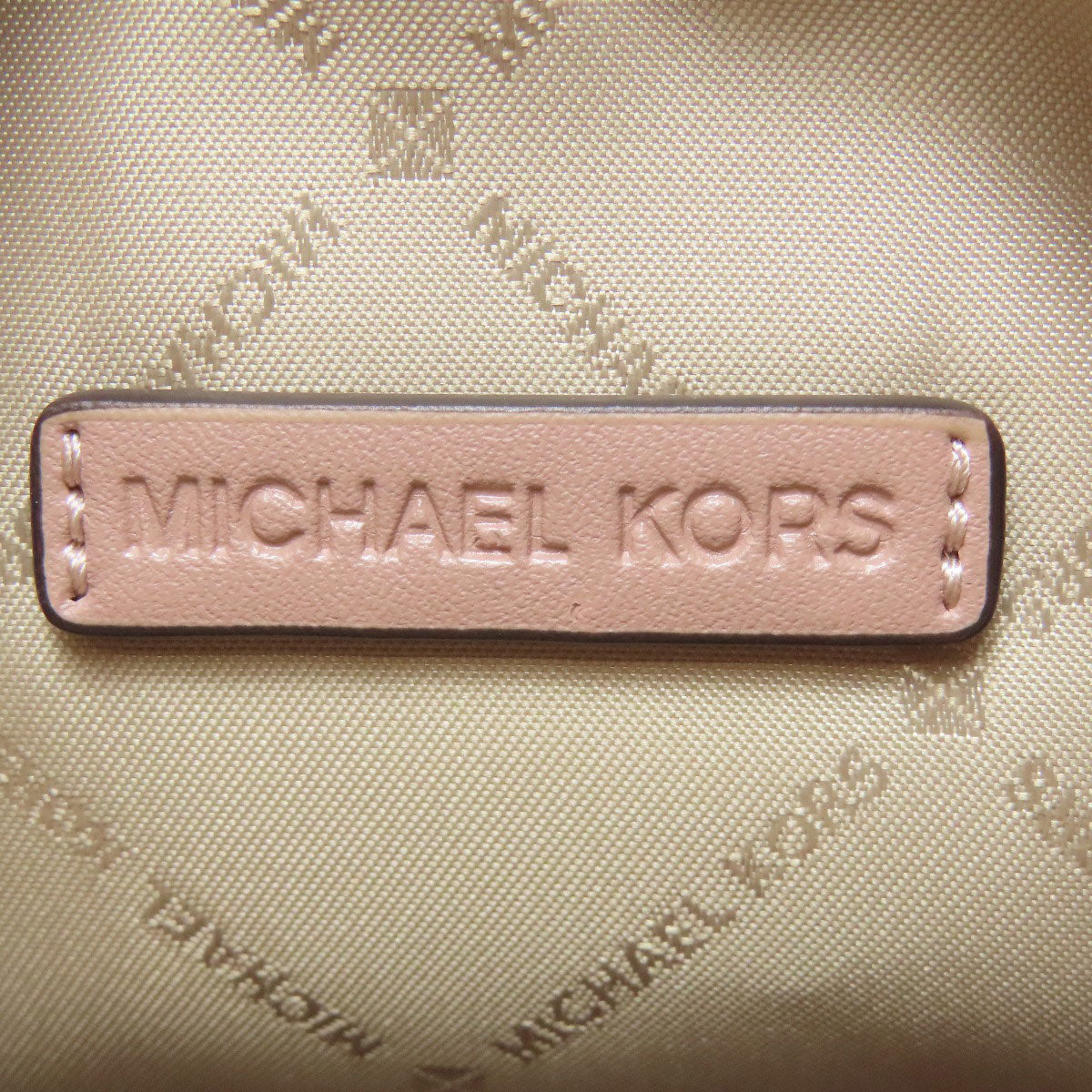 Michael Kors Shoulder Bag Pvc Pink Mesh