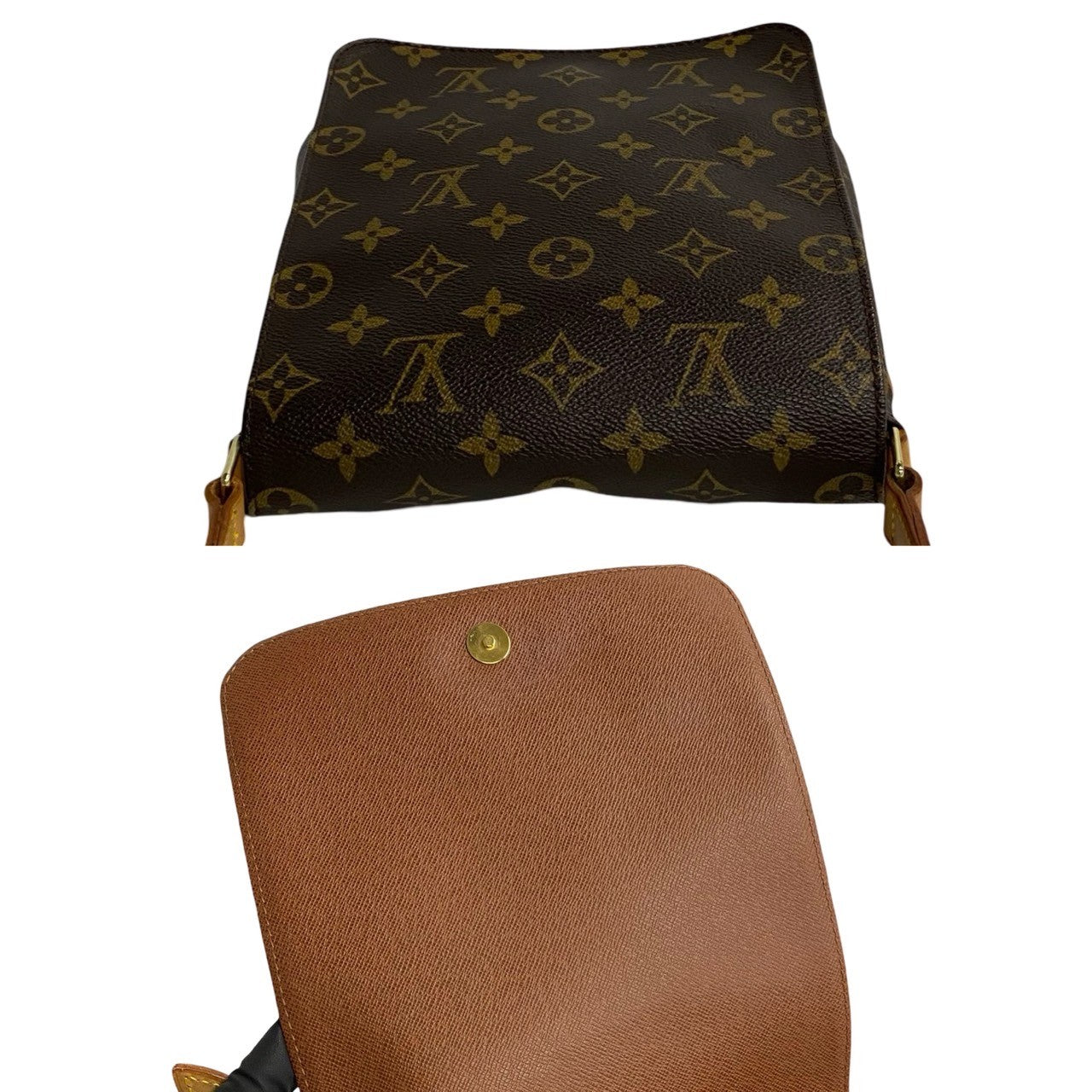 Louis Vuitton Shoulder Bag M51258 Leather Brown Monogram Musette Salsa Short
