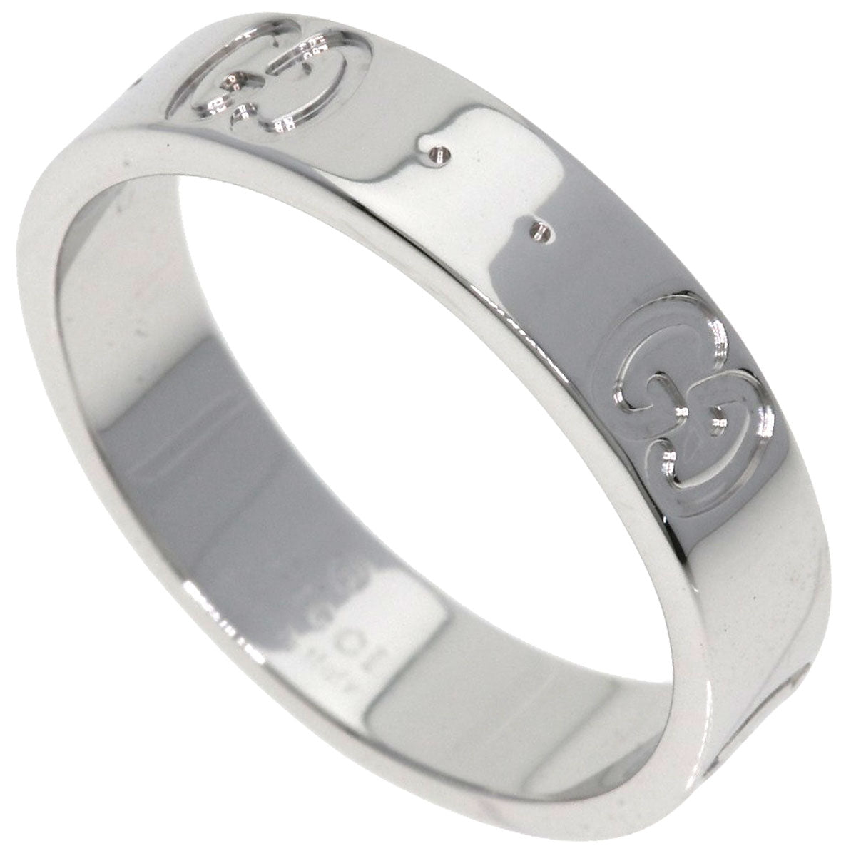 Gucci Ring K18Wg Silver Icon