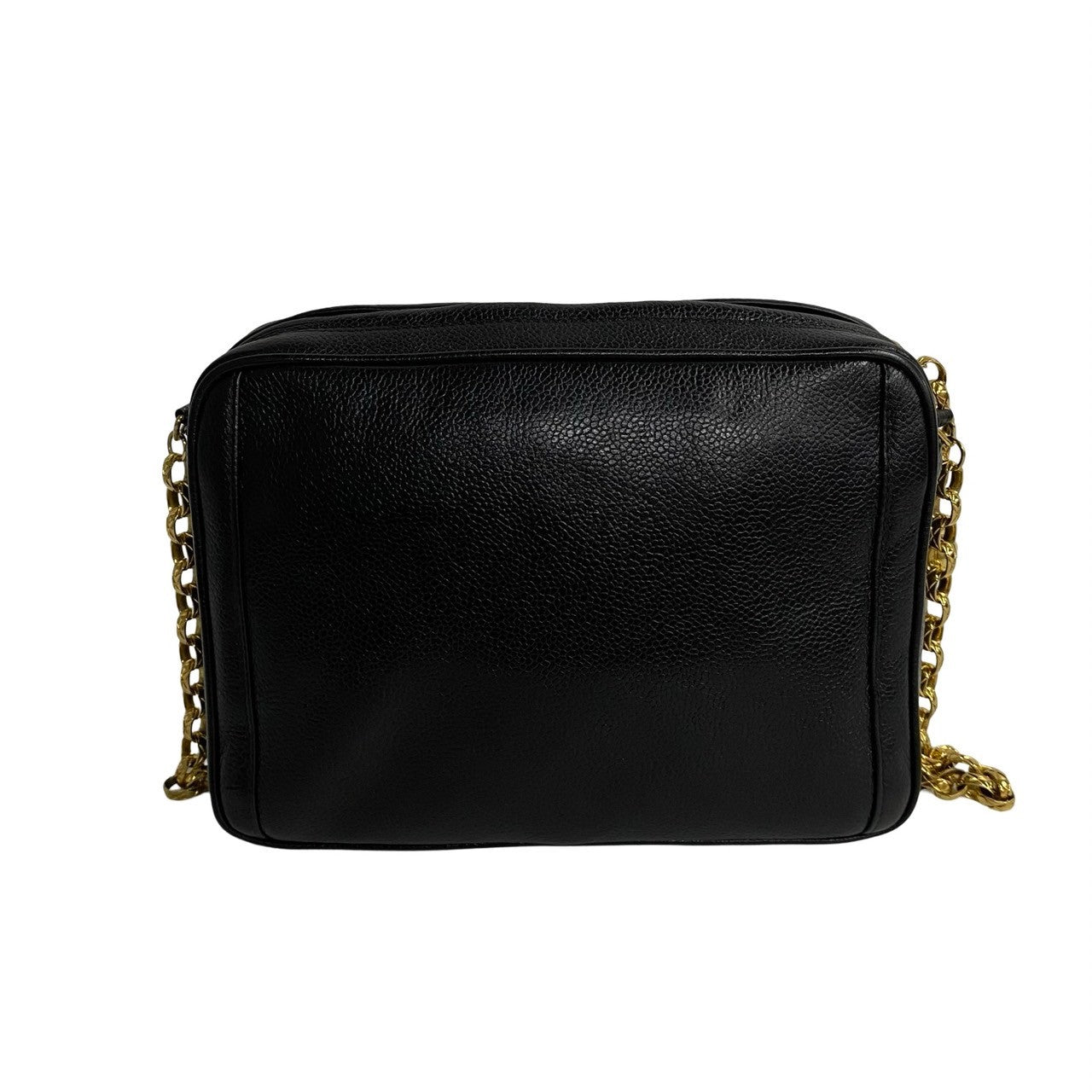 Chanel Shoulder Bag Matt Caviar Skin Black Women