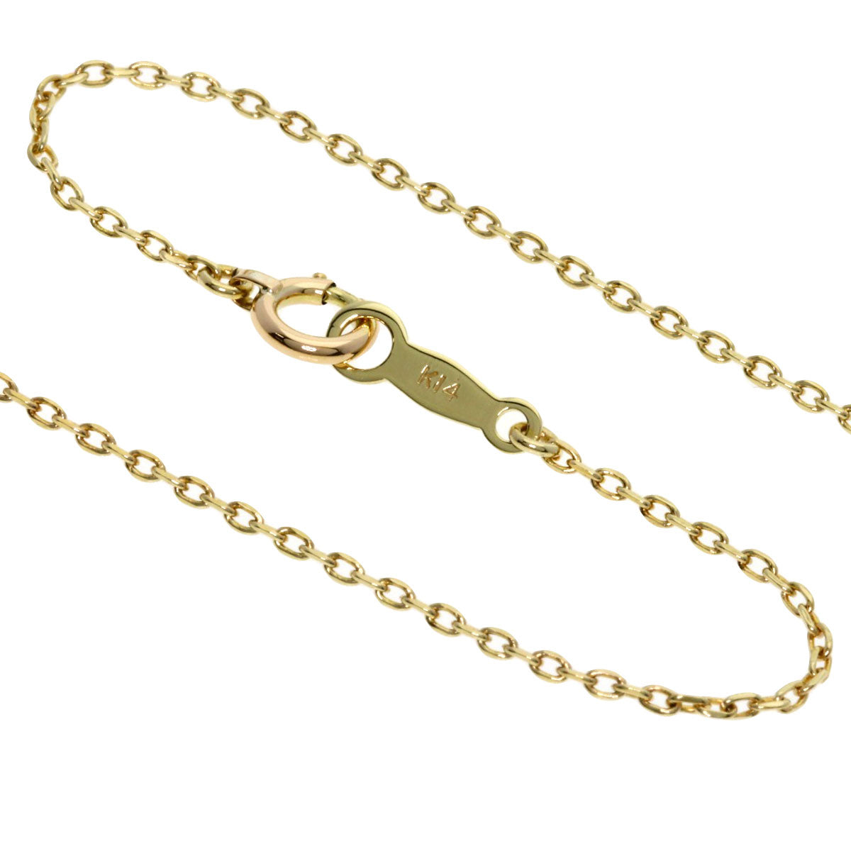 Mikimoto Necklace K14Yg Gold Diamond