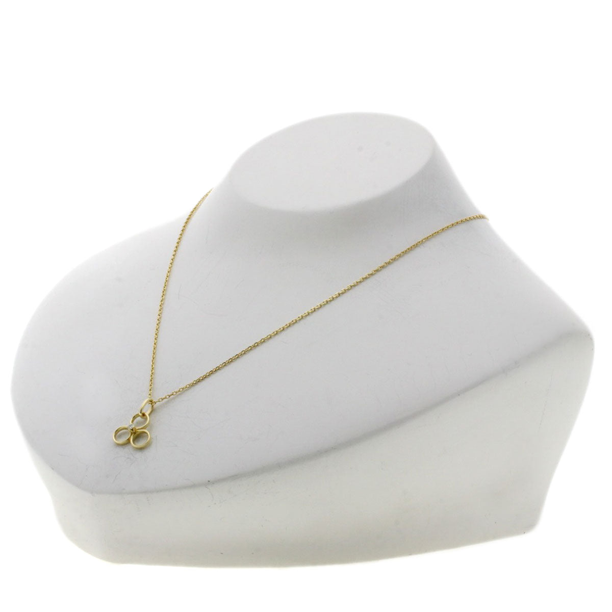 Mikimoto Necklace K14Yg Gold Diamond