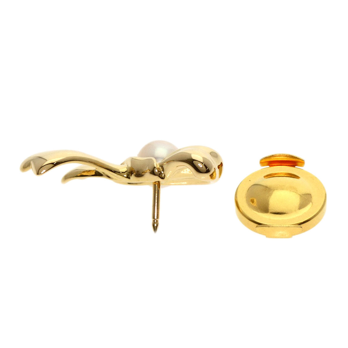 Tasaki Brooch 18K Yellow Gold Gold Pearl Pin Brooch Women