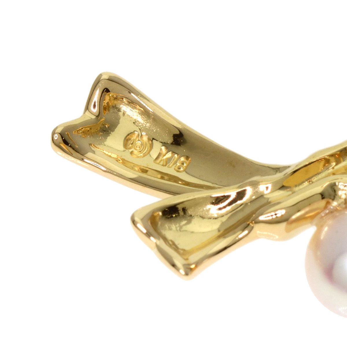 Tasaki Brooch 18K Yellow Gold Gold Pearl Pin Brooch Women