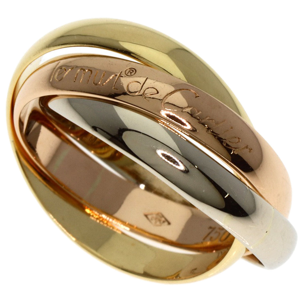 Cartier Ring K18Yg , K18Wg , K18Pg Gold Trinity Women